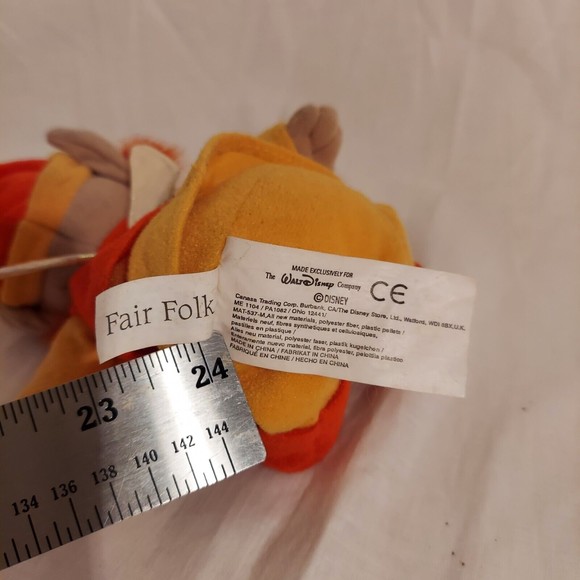 The Black Cauldron Fair Folk Fae Fairy Bean Bag Disney Stuffed Animal Plush 9 in - Picture 9 of 13